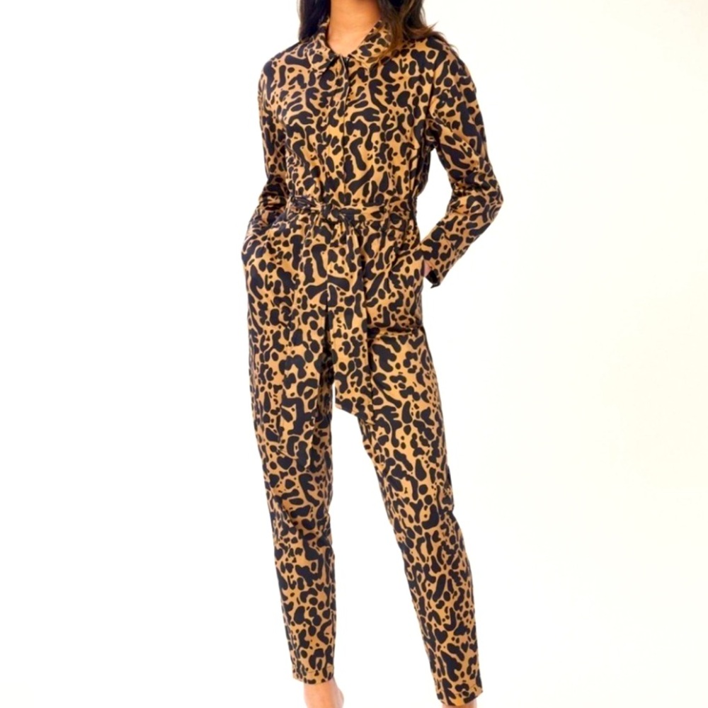 Lita leopard jumpsuit Medium